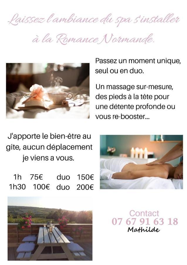 La Romance Normande Gite Balneo, Massages, 2 Pers. Les Authieux-sur-Calonne Zewnętrze zdjęcie